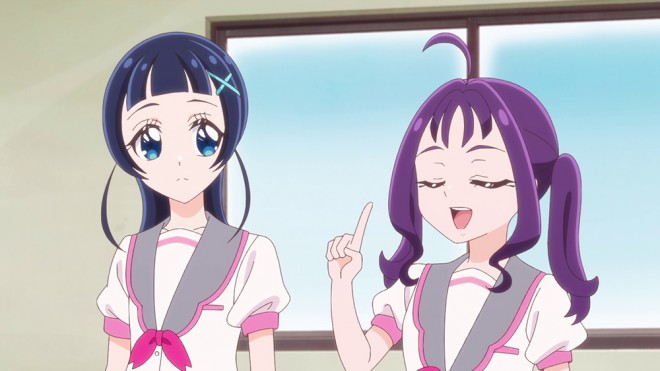 Scene from You and Idol Pretty Cure